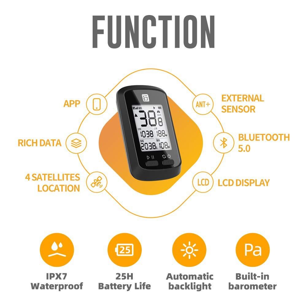 Walker XOSS G+ Cycling GPS Computer Small G Bicycle GPS Code Table Speedometer - Outdoors & Sports Tinker Time