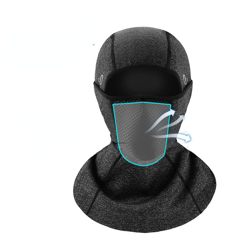 Warm Windproof Head Cover Winter Men And Women Cold Protection Ear Protection Full Face Collar Cover Outdoor Equipment Motorcycle Riding Face Mask - Outdoors & Sports Tinker Time