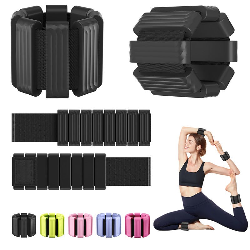 Weighted Wristbands: Silicone, for Weight Training/Yoga/Dance/Fitness (Also for Ankles) - Outdoors & Sports Tinker Time