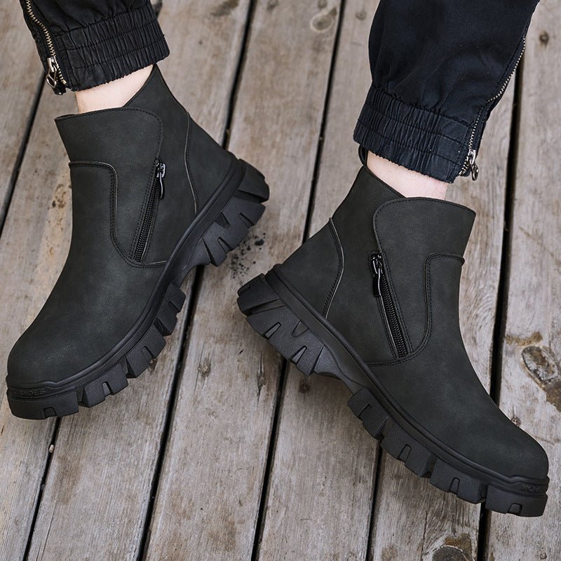Welders' labor protection anti smashing and anti piercing work anti spark protection and safety shoes - Outdoors & Sports Tinker Time