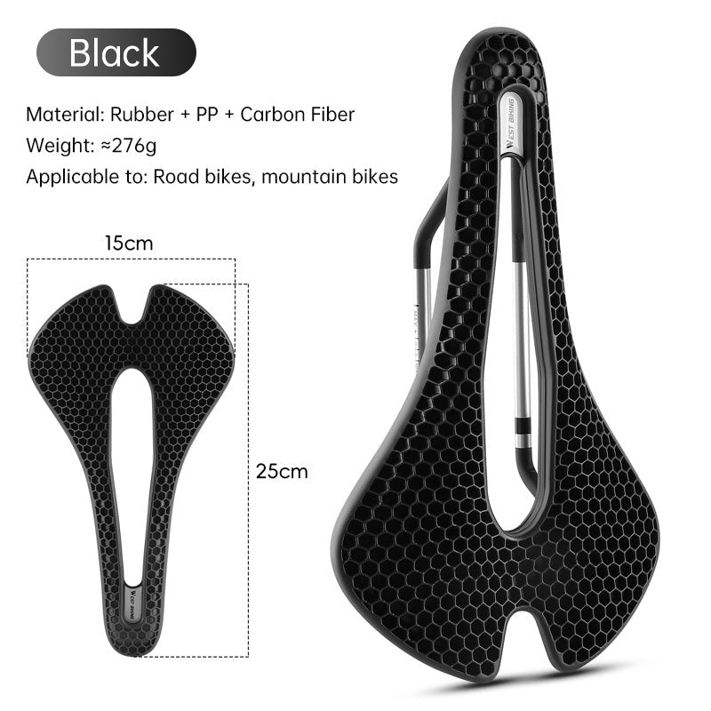 WEST BIKING TPE Honeycomb Breathable Bike Saddle – for racing, road, MTB - Outdoors & Sports Tinker Time