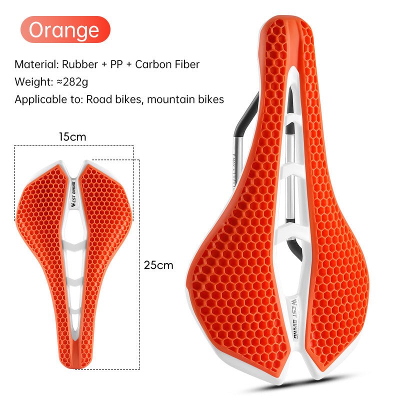 WEST BIKING TPE Honeycomb Breathable Bike Saddle – for racing, road, MTB - Outdoors & Sports Tinker Time