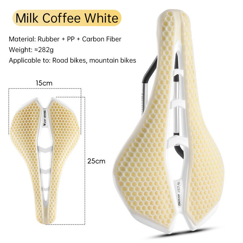 WEST BIKING TPE Honeycomb Breathable Bike Saddle – for racing, road, MTB - Outdoors & Sports Tinker Time