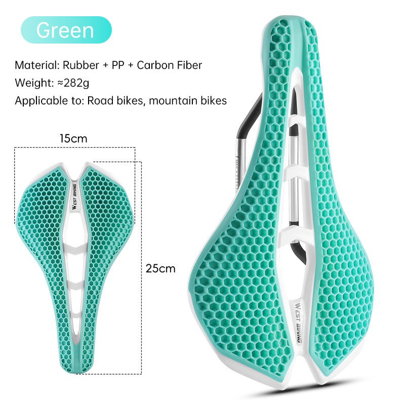 WEST BIKING TPE Honeycomb Breathable Bike Saddle – for racing, road, MTB - Outdoors & Sports Tinker Time