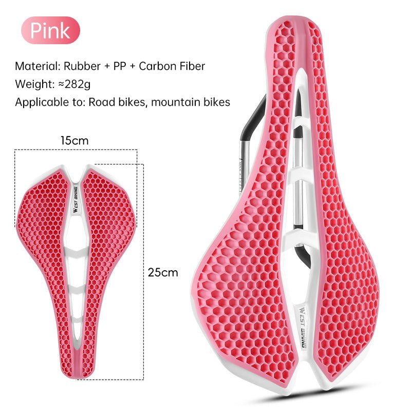 WEST BIKING TPE Honeycomb Breathable Bike Saddle – for racing, road, MTB - Outdoors & Sports Tinker Time