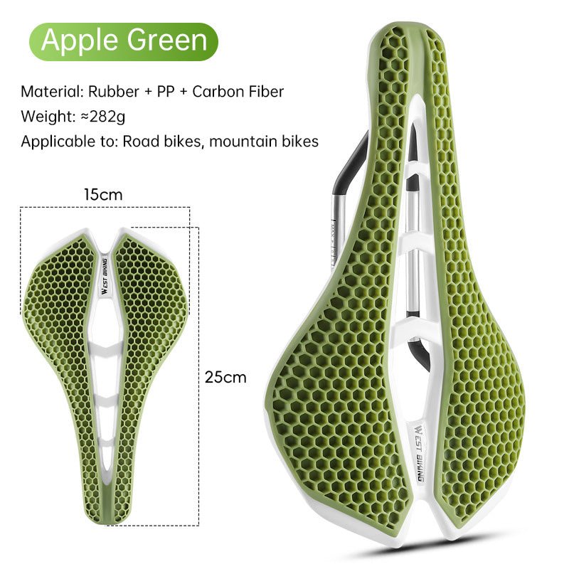 WEST BIKING TPE Honeycomb Breathable Bike Saddle – for racing, road, MTB - Outdoors & Sports Tinker Time