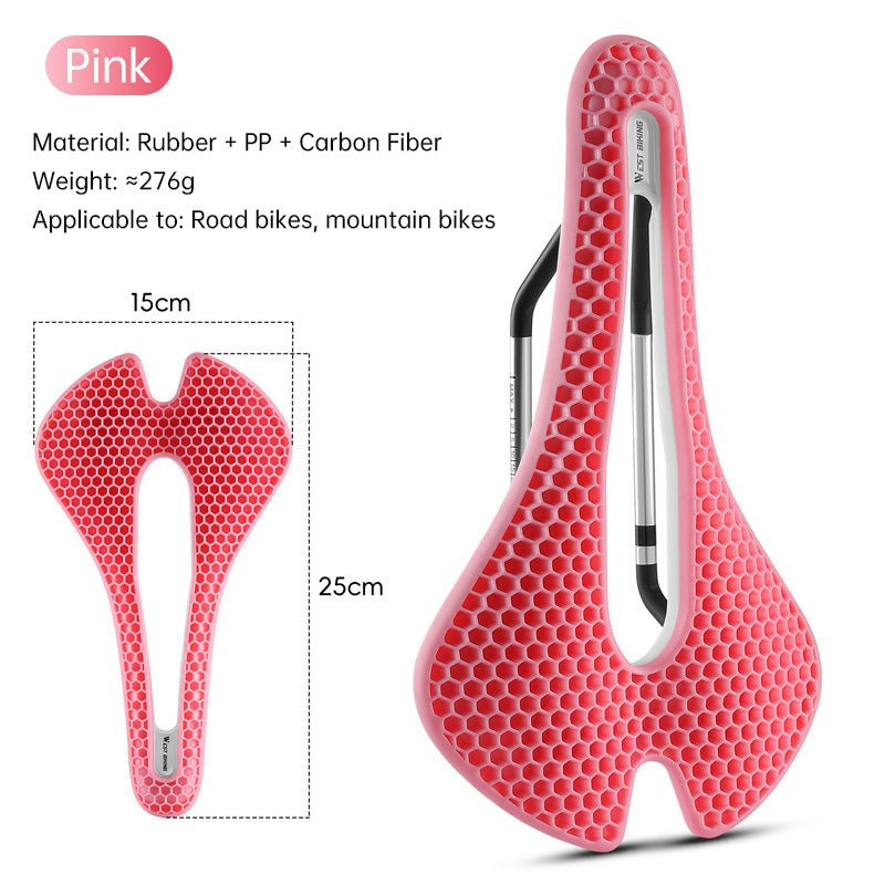 WEST BIKING TPE Honeycomb Breathable Bike Saddle – for racing, road, MTB - Outdoors & Sports Tinker Time
