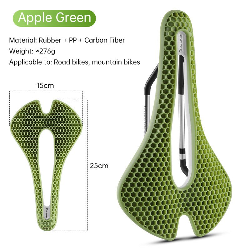 WEST BIKING TPE Honeycomb Breathable Bike Saddle – for racing, road, MTB - Outdoors & Sports Tinker Time