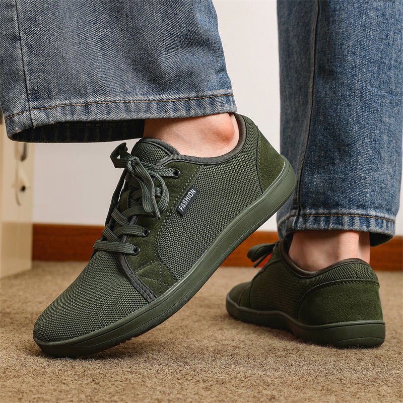 Wide Head Barefoot Shoes for Men and Women, Large Size 48, Casual Sports Shoes, Summer Breathable Mesh Shoes for Men - Outdoors & Sports Tinker Time