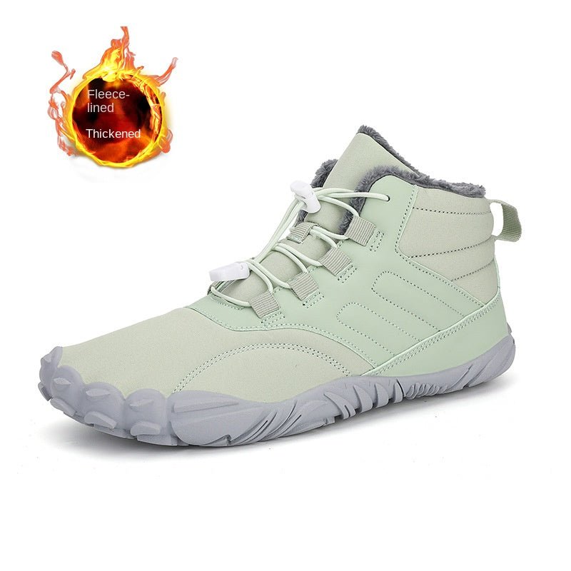 Winter Snow Boots Men's Mid-Calf Warm Fleece Lined Winter Shoes - Outdoors & Sports Tinker Time