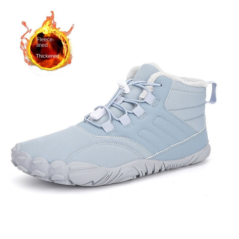 Winter Snow Boots Men's Mid-Calf Warm Fleece Lined Winter Shoes - Outdoors & Sports Tinker Time
