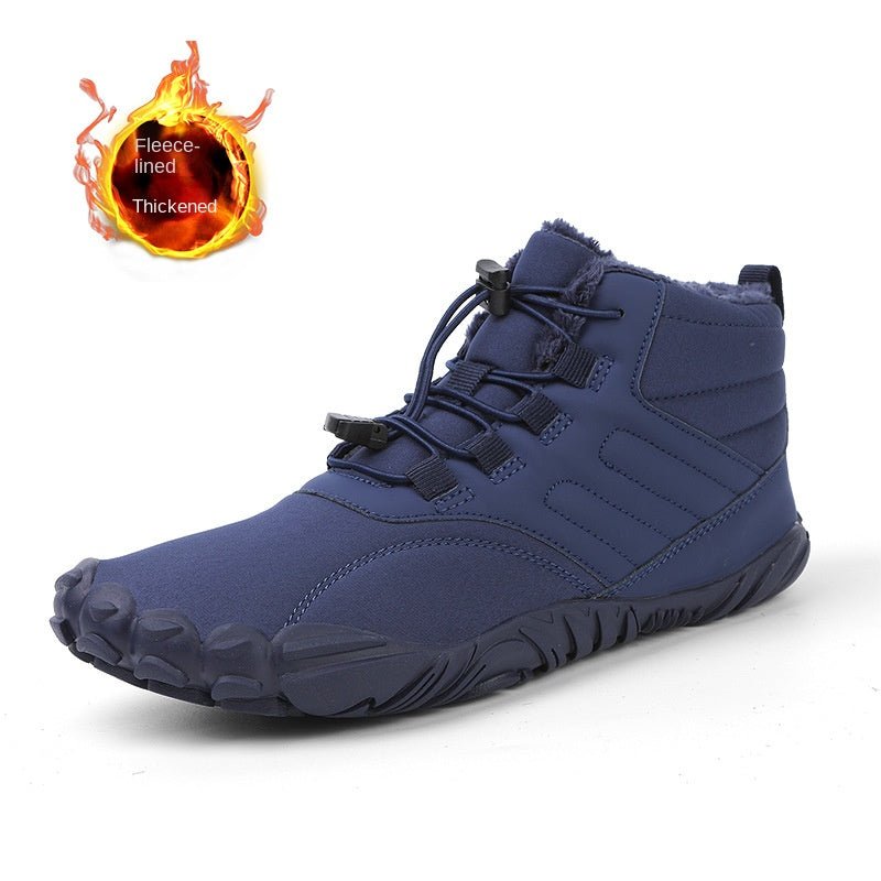 Winter Snow Boots Men's Mid-Calf Warm Fleece Lined Winter Shoes - Outdoors & Sports Tinker Time