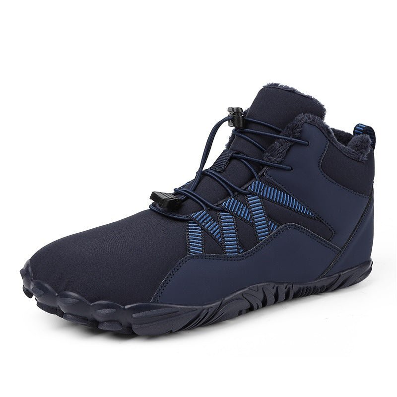 Winter Snow Boots Men's Mid-Calf Warm Fleece Lined Winter Shoes - Outdoors & Sports Tinker Time