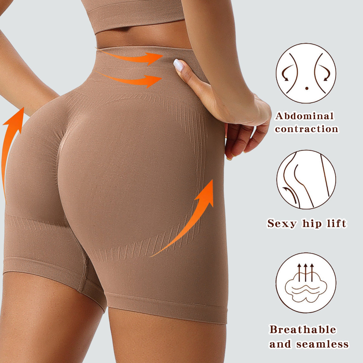 Women's Butt Lifting Pants High Waist Tummy Control Shapewear Thin Trainer Safety Pants - Outdoors & Sports Tinker Time