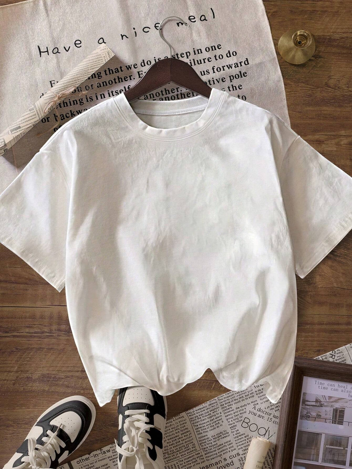 Women's Casual Multi-color Round Neck Short Sleeve T-Shirt - Outdoors & Sports Tinker Time