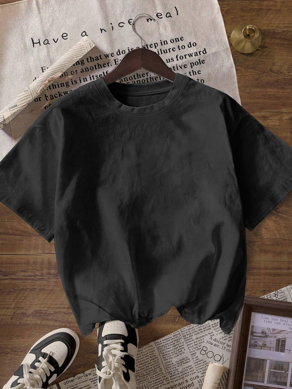 Women's Casual Multi-color Round Neck Short Sleeve T-Shirt - Outdoors & Sports Tinker Time