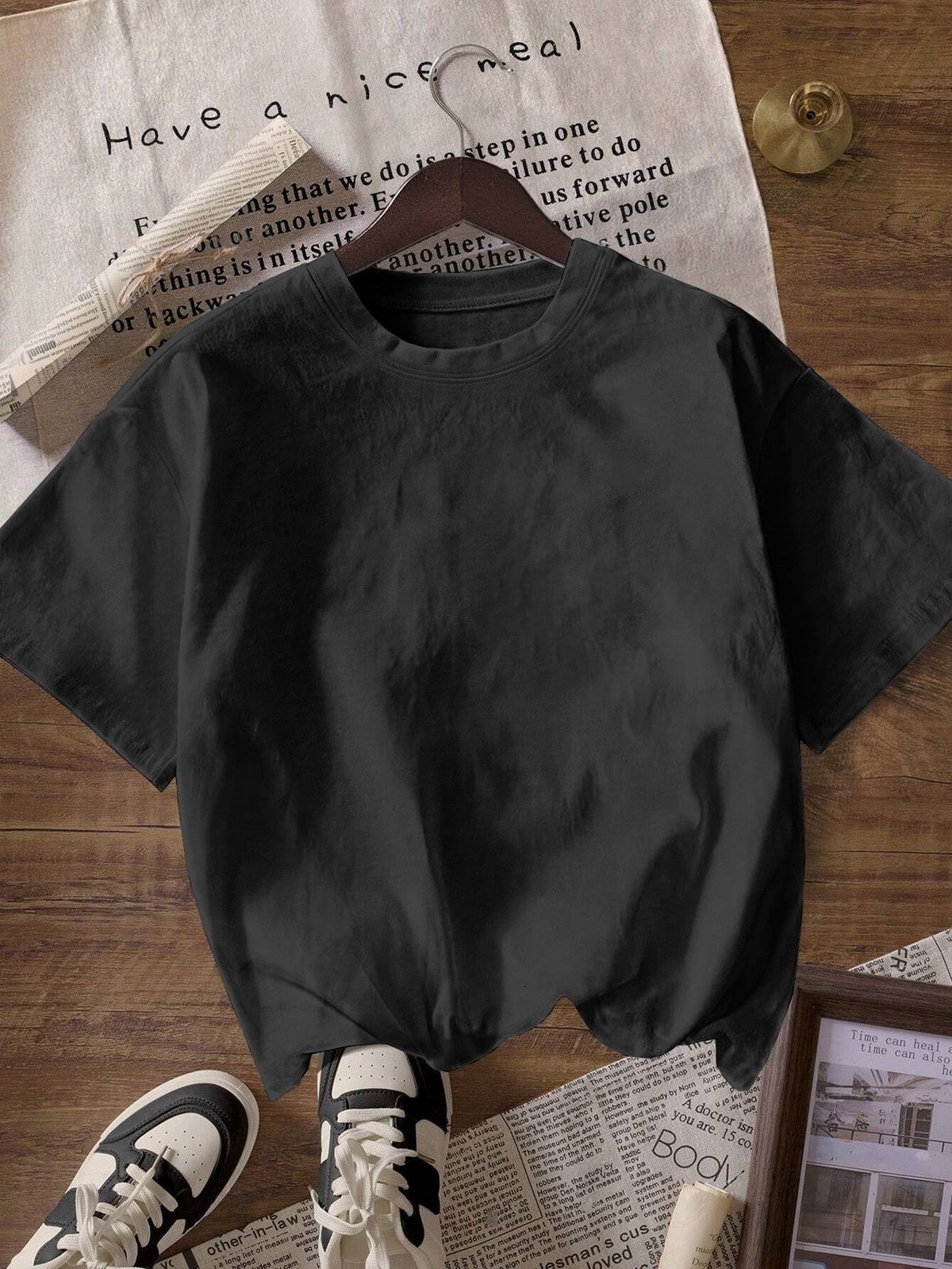 Women's Casual Multi-color Round Neck Short Sleeve T-Shirt - Outdoors & Sports Tinker Time