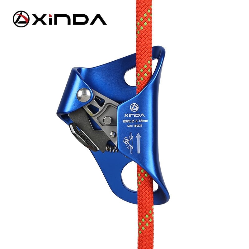 XINDA Outdoor Camping Rock Climbing Chest Ascender Safety Rope Ascending Anti Fall Off Survival Vertical Rope Climbing Equipment - Outdoors & Sports Tinker Time