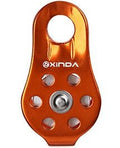 XINDA Rock Climbing Pulley Fixed Sideplate Single Sheave Pulley Outdoor Survival Tool High Altitud Traverse Hauling Gear - Outdoors & Sports Tinker Time