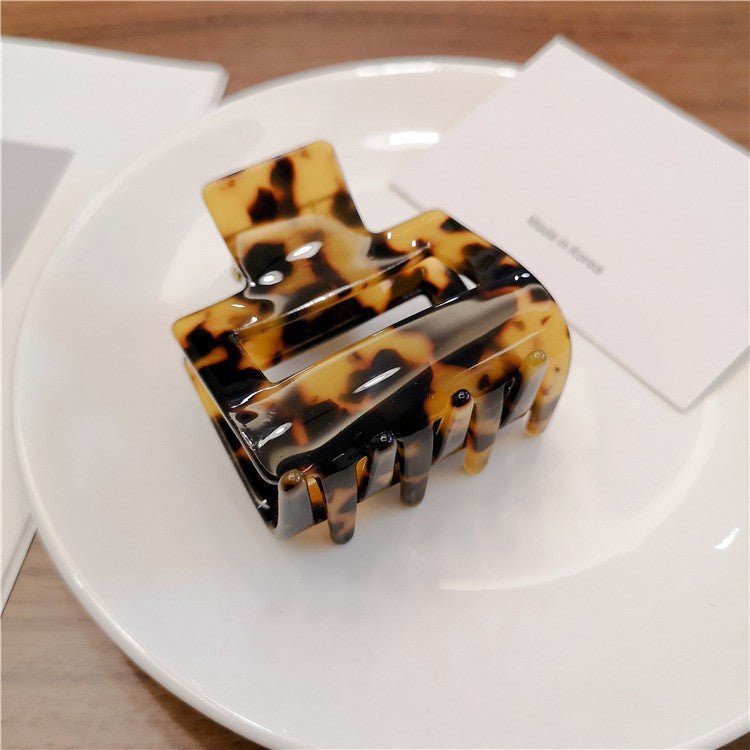 Zincqi Acetate French Style Large and Small Geometric Square Hair Clip for Back of Head, Hairpin, Shark Clip, Hair Clamp - Outdoors & Sports Tinker Time