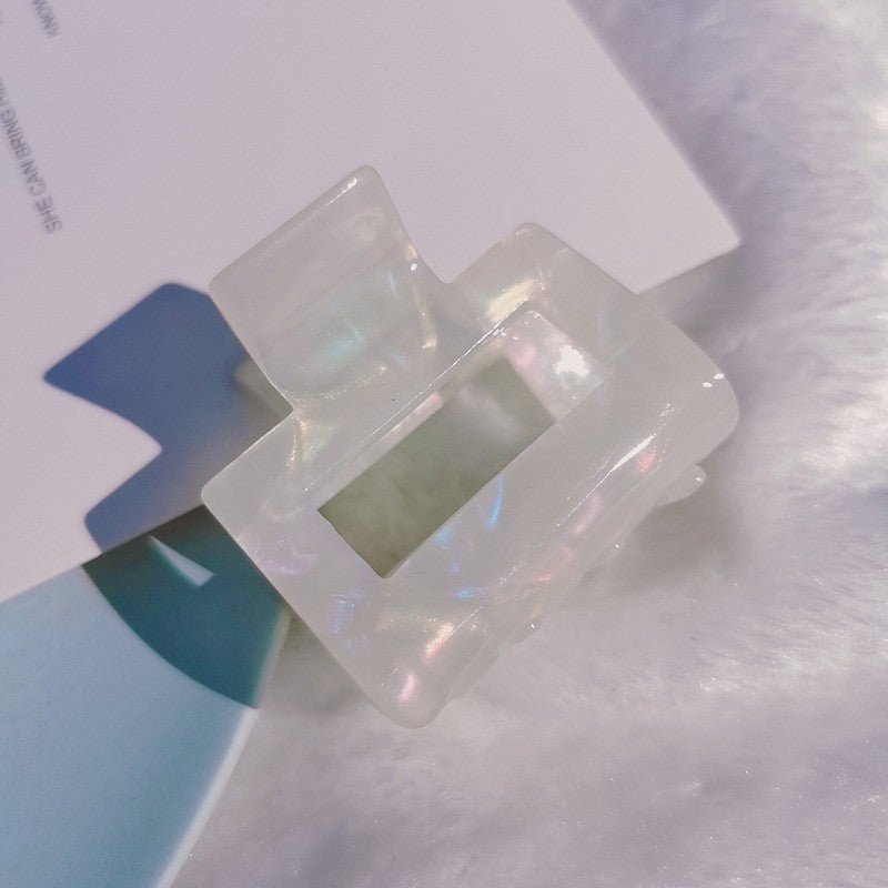 Zincqi Acetate French Style Large and Small Geometric Square Hair Clip for Back of Head, Hairpin, Shark Clip, Hair Clamp - Outdoors & Sports Tinker Time