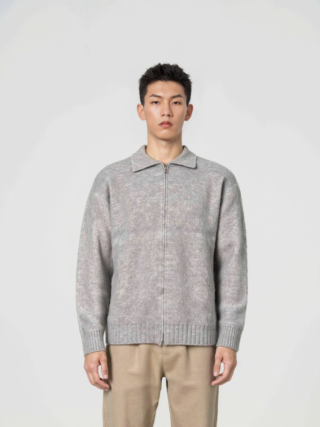 Zipper lapel sweater for men - Outdoors & Sports Tinker Time