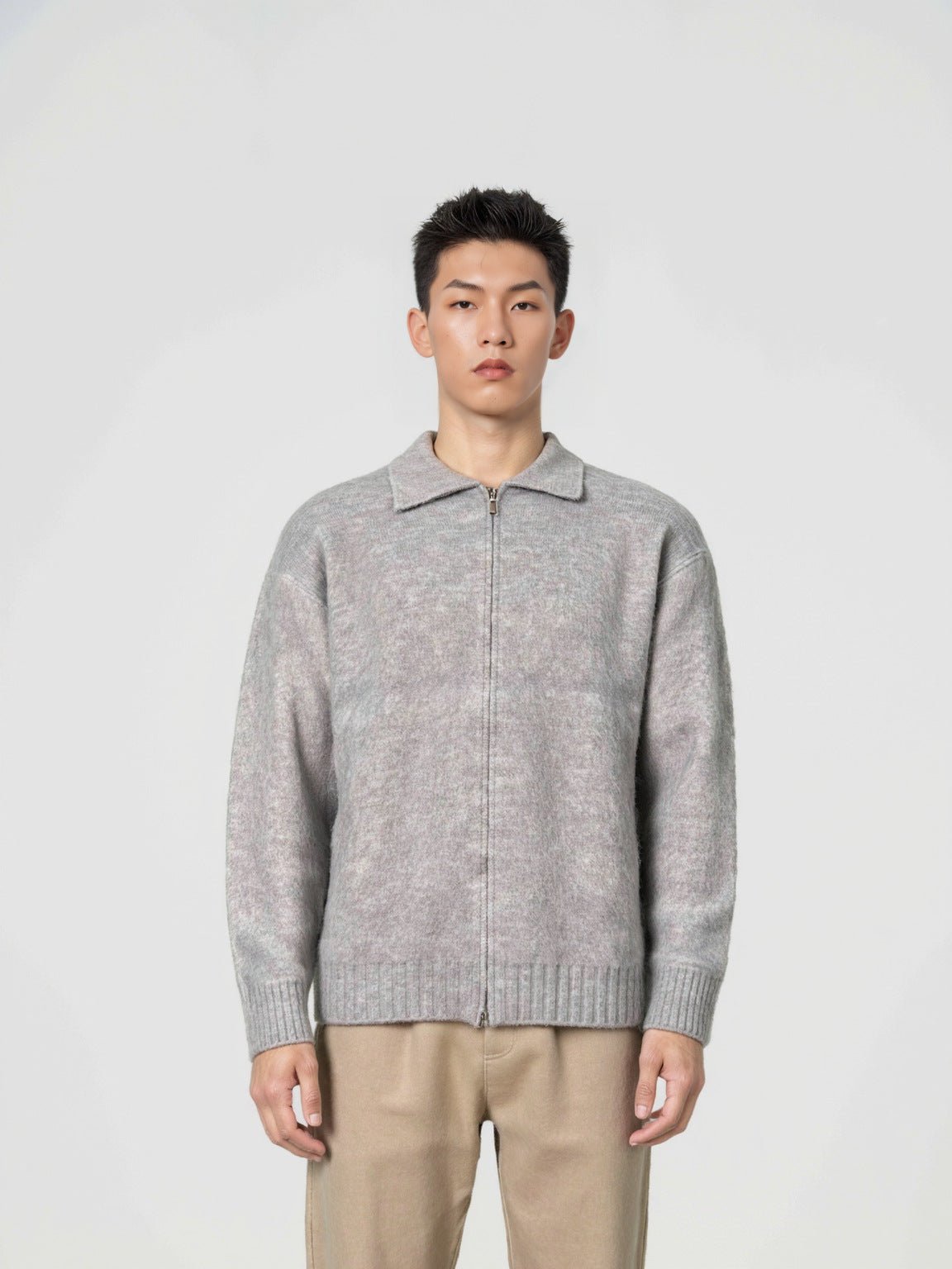 Zipper lapel sweater for men - Outdoors & Sports Tinker Time